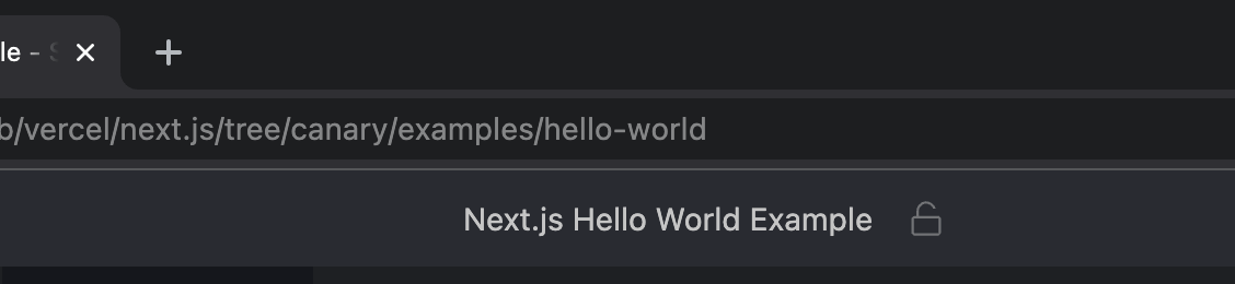 A default title when importing a GitHub project