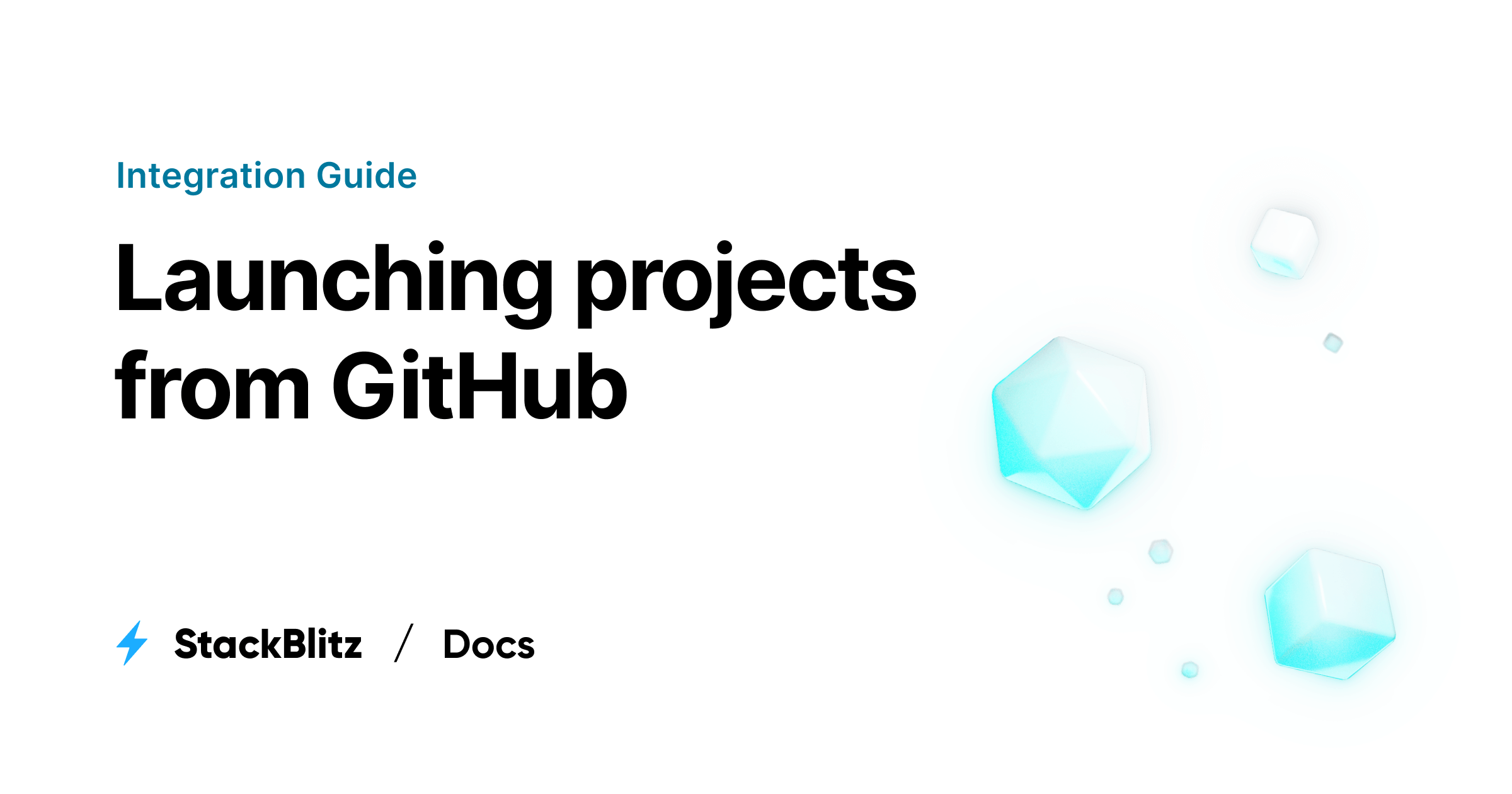 Launching Projects From Github Stackblitz Docs